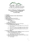SJRV - 01-09-2024 - BOD Meeting Agenda For Website