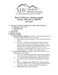 SJRV - 01-10-2023 - BOD Meeting Agenda