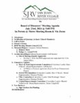 SJRV - 07-23-2024 - BOD Meeting Agenda V4