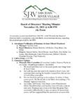SJRV - 11-15-2022 - BOD Meeting Minutes