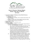 SJRV - 01-10-2023 - BOD Meeting Minutes - Draft